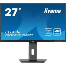 Монітор iiyama XUB2797QSN-B2, 27 IPS, 2560х1440, 16:9, 1мс (MPRT), 100Гц, Adaptive Sync, 1xHDMI 1.4/1xDP 1.2/1xDP out