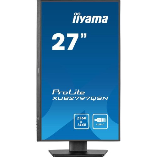 Монітор iiyama XUB2797QSN-B2, 27 IPS, 2560х1440, 16:9, 1мс (MPRT), 100Гц, Adaptive Sync, 1xHDMI 1.4/1xDP 1.2/1xDP out