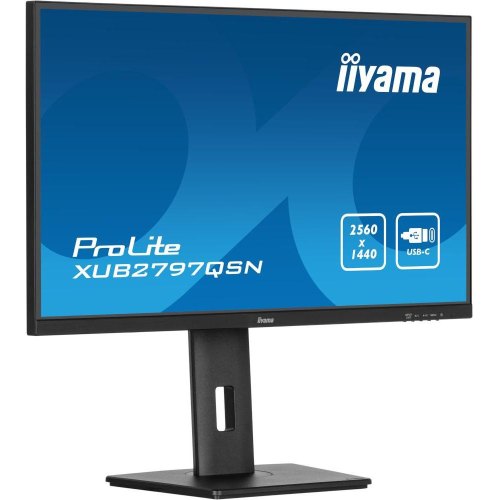 Монітор iiyama XUB2797QSN-B2, 27 IPS, 2560х1440, 16:9, 1мс (MPRT), 100Гц, Adaptive Sync, 1xHDMI 1.4/1xDP 1.2/1xDP out