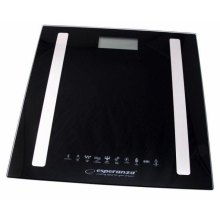 Ваги підлогові, діагностичні Esperanza EBS016K, 8в1, технологія BIA (Bioelectrical Impedance Analysis), чорні