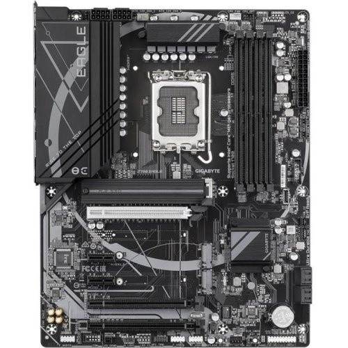 Mатеринська плата Gigabyte Z790 EAGLE, s1700, Intel Z790, ATX, 4xDDR5, 3xM.2, DP/HDMI, 2.5GbE LAN