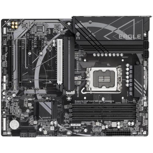 Mатеринська плата Gigabyte Z790 EAGLE, s1700, Intel Z790, ATX, 4xDDR5, 3xM.2, DP/HDMI, 2.5GbE LAN