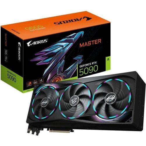 Відеокарта Gigabyte GeForce RTX 5090 32GB GDDR7 Aorus Master (GV-N5090AORUS M-32GD)