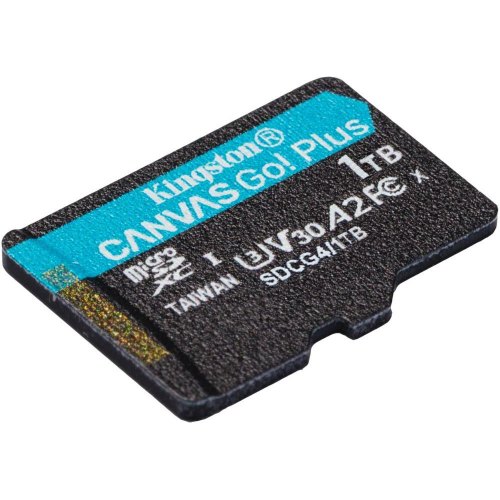 Карта пам'яті Kingston Canvas Go Plus Gen4, 1TB, microSDXC, A2 U3 V30, 200MB/s (SDCG4/1TBSP)