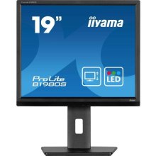 Монітор iiyama B1980S-B1, 19 TN, 1280х1024, 5:4, 3мс (GTG), 250кд/м2, 75Гц, 1xHDMI/1xDP, SP 2x2Вт, HAS