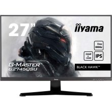 Монітор ігровий iiyama G2745QSU-B2, 27 IPS, 2560х1440, 16:9, 1мс (MPRT), 100Гц, 300кд/м2, Adaptive Sync, 1xHDMI