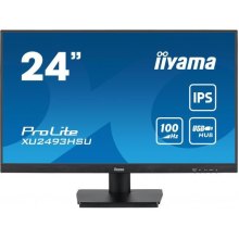 Монітор iiyama XU2493HSU-B7, 23.8 IPS, 1920х1080, 16:9, 1мс (MPRT), 300кд/м2, 100Гц, FreeSync, 1xHDMI 1.4/1xDP 1.2
