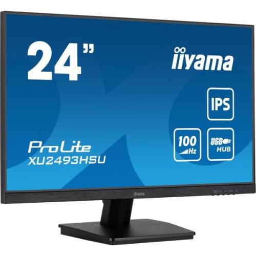 Монітор iiyama XU2493HSU-B7, 23.8 IPS, 1920х1080, 16:9, 1мс (MPRT), 300кд/м2, 100Гц, FreeSync, 1xHDMI 1.4/1xDP 1.2
