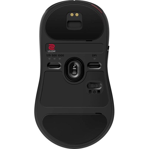 Миша бездротова, ігрова Zowie U2‑DW BLACK, симетрична, чорна (9H.N4PBE.A2E)