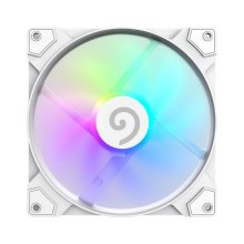 Кулер для корпусу Gamemax FN14A-S5-W, 140мм, 4pin(M/F)/3pin(M/F), ARGB, PWM, білий
