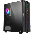 Корпус Gamemax Black Diamond CP, ATX, без блока живлення, чорний
