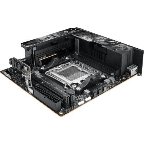 Материнська плата Asus ROG STRIX X870-I GAMING WIFI, sAM5, 2xDDR5, 4xM.2, 2xSATA, 1xPCIe, HDMI/2xUSB4, LAN 2.5Gb