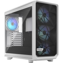Корпус Fractal Design Meshify 2 RGB White TG Clear Tint, E-ATX, без блока живлення, скло, білий (FD-C-MES2A-08)