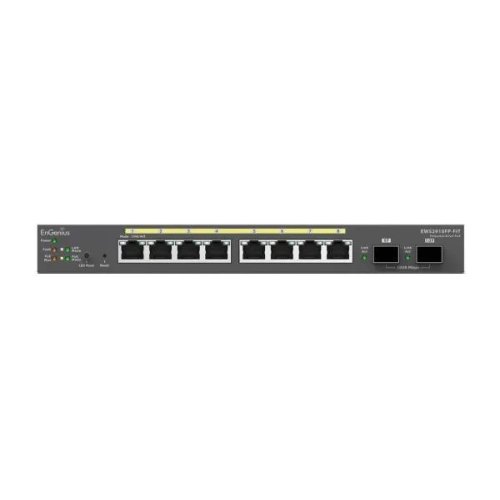 Комутатор EnGenius EWS2910FP-FIT, 8xGbE PoE.af/at(+),110W, 2xSFP (1402A0090326)