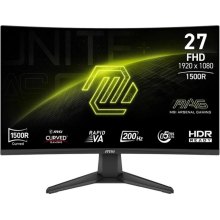 Монітор MSI MAG 276CF E20, вигнутий, 27 VA, 1920x1080, 1500R, 0.5ms, 200Hz, 178/178, DP/2xHDMI