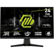 Монітор MSI MAG 242F, 23.8 IPS, 1920x1080, 0.5ms, 200Hz, 178/178, DP/HDMI