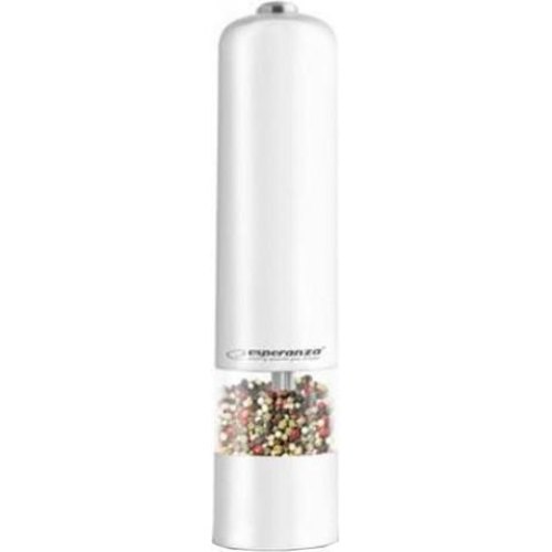 Електромлин для спецій Esperanza Pepper Grinder, White (EKP001W)