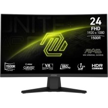 Монітор MSI MAG 244C, вигнутий, 23.6 VA, 1920x1080, 1500R, 1ms, 180Hz, 178/178, DP/HDMI