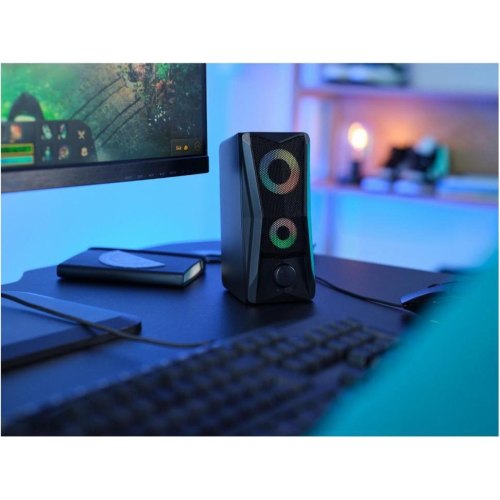 Акустична система 2.0 Trust GXT 606B Javv RGB-Illuminated 2.0 Speaker Set, Black (25108)