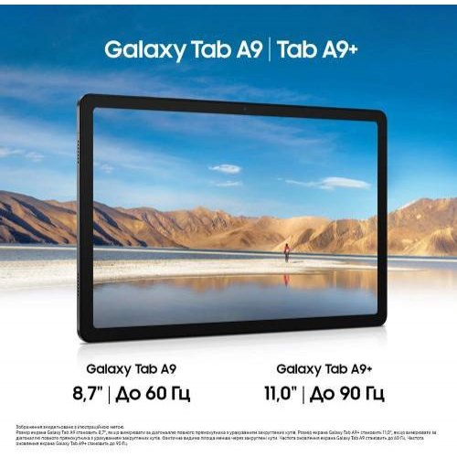 Планшет Samsung Galaxy Tab A9+ 2025 WiFi 6/128GB Gray (SM-X210RZAR)