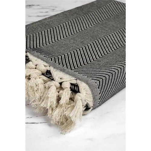 Плед Ardesto Summer, 140х190см, 100% бавовна, чорний (ART0915SL)