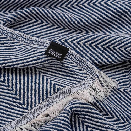 Плед Ardesto Summer, 140х190см, 100% бавовна, синій (ART0915SB)