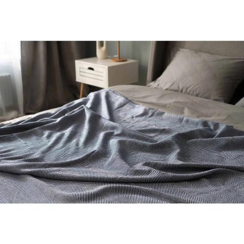 Плед Ardesto Summer, 190х220см, 100% бавовна, синій (ART0920SB)