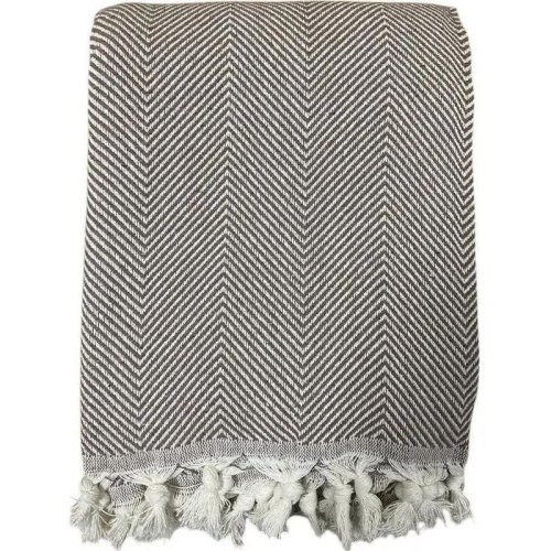 Плед Ardesto Summer, 210x230см, 100% бавовна, коричневий (ART0922SR)