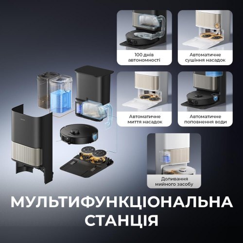 Робот-пилосос Dreame L40S Pro Ultra White (RLL74CE-WH)