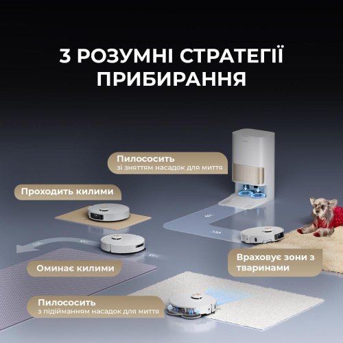 Робот-пилосос Dreame L40S Pro Ultra White (RLL74CE-WH)