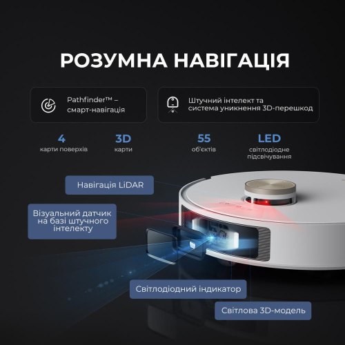 Робот-пилосос Dreame L20 Ultra Complete (RLX41CE)