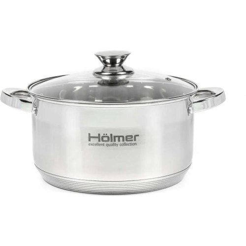 Каструля Holmer CR-12550-SS, 5л, з кришкою