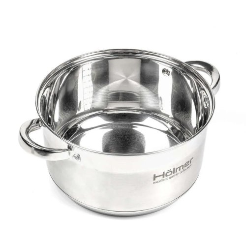 Каструля Holmer CR-12550-SS, 5л, з кришкою