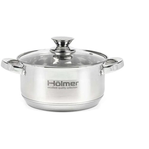 Каструля Holmer CR-12538-SS, 3.8л, з кришкою