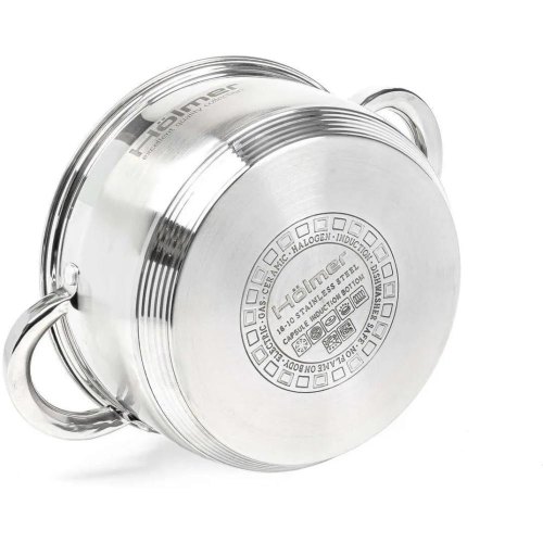 Каструля Holmer CR-12538-SS, 3.8л, з кришкою