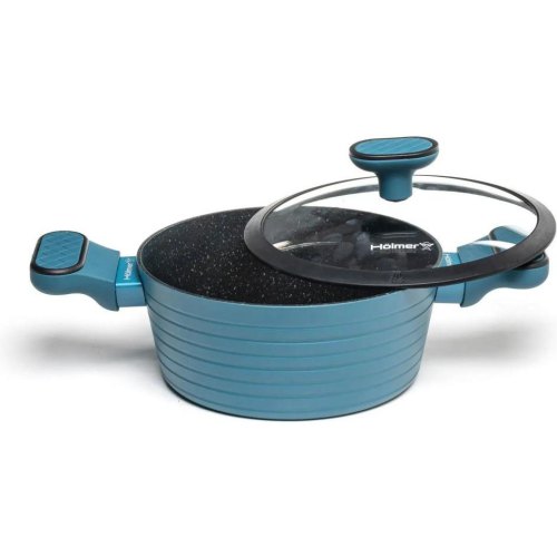 Каструля кована Holmer CR-1338-FABSL Lagoon, 3.8л, з кришкою