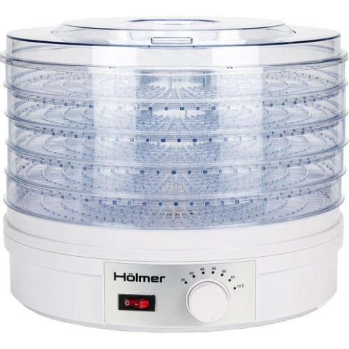 Сушарка для продуктів Holmer HFD-30W, 300Вт, 10л, діаметр 32см