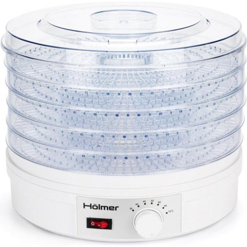 Сушарка для продуктів Holmer HFD-30W, 300Вт, 10л, діаметр 32см