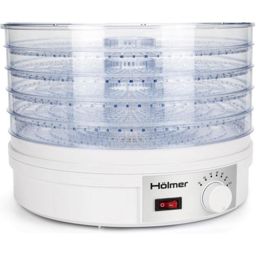 Сушарка для продуктів Holmer HFD-30W, 300Вт, 10л, діаметр 32см
