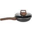 Сковорода лита Holmer FP-33524-SWMBML Natural, 24см, з кришкою
