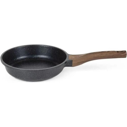 Сковорода лита Holmer FP-33524-SWMBML Natural, 24см, з кришкою