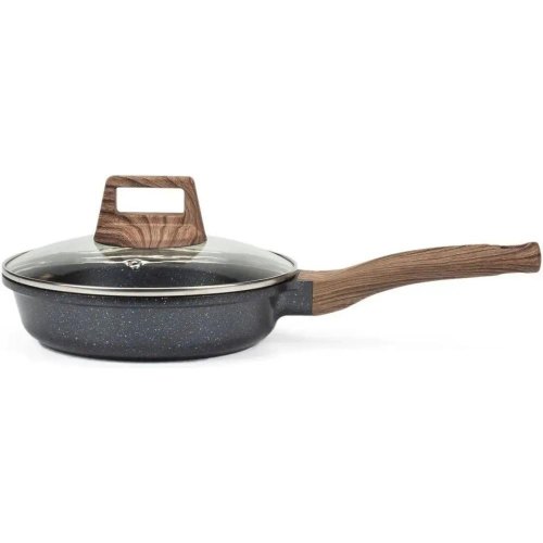 Сковорода лита Holmer FP-33524-SWMBML Natural, 24см, з кришкою