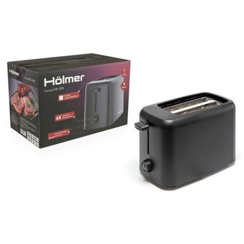 Тостер Holmer HTB-100B, чорний