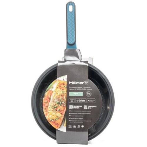 Сотейник кований Holmer DF-42826-FABSL Lagoon, з кришкою