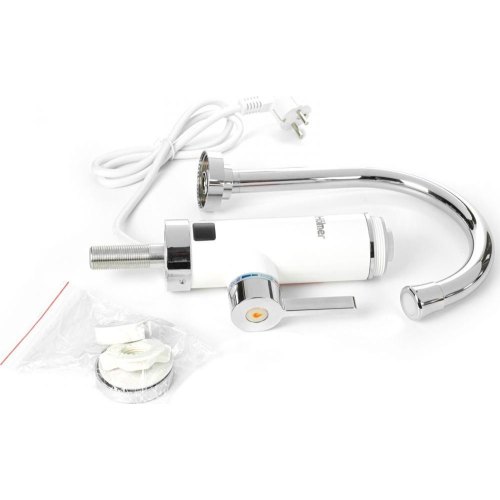 Водонагрівач проточний Holmer HHW-411PL, 3кВт, до +60 градусів, LED