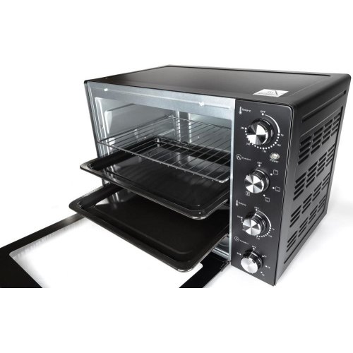 Електропіч Holmer HEO-152CL, 1700Вт, 50л, конвекція, 2 деко, підсвітка