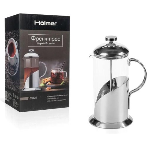 Френч-прес Holmer FP-01000-SS Exquisite, 1000мл