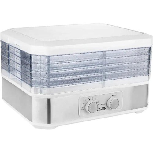Сушарка для продуктів Eisen EFD-055W, 500Вт, 5 рівнів, 15л, діаметр 38см