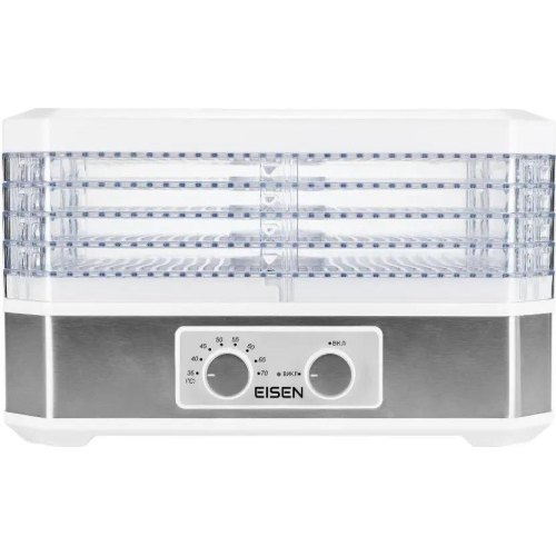 Сушарка для продуктів Eisen EFD-055W, 500Вт, 5 рівнів, 15л, діаметр 38см