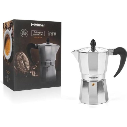 Кавоварка гейзерна Holmer CF-0300-AL, 300мл